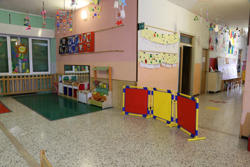 game room in an asylum to educate small children