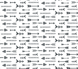Vector arrows seamless pattern. Tribal background. Good for wallpaper, scrapbook paper, texture, print, wrapping, textile.
