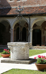 well in a cloister in the ancient monastery of the friars in Ita