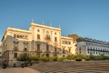 View at the City hall of Jaen at the Santa Maria place, Spain