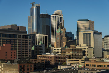 Fototapeta na wymiar Minneapolis downtown skyline, Minnesota, USA