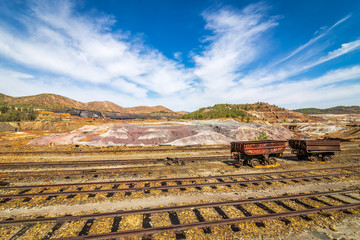 Rio Tinto kopalnia odkrywkowa w Hiszpanii © Jan