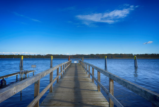 Bootssteg in Werder an der Havel