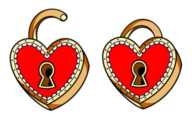 Castle in the shape of heart 
