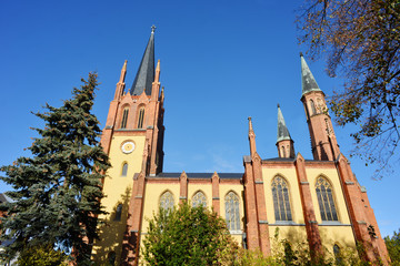 Fototapeta na wymiar Werder Havel, Heilig-Geist-Kirche