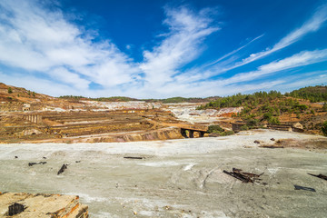 Rio Tinto kopalnia odkrywkowa w Hiszpanii © Jan