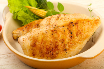 Roasted chicken breast