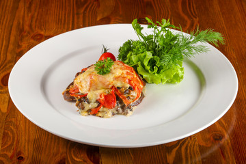 Baked pork tongue