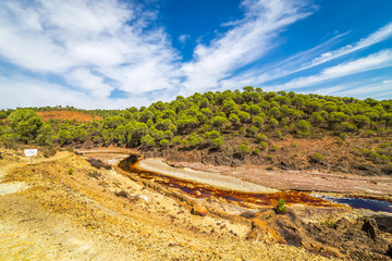 Rio Tinto kopalnia odkrywkowa w Hiszpanii © Jan