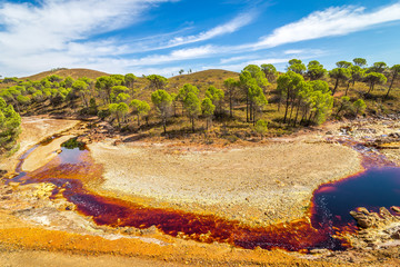 Rio Tinto kopalnia odkrywkowa w Hiszpanii © Jan