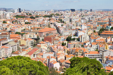 Obraz premium Aerial view of Lisbon, Portugal