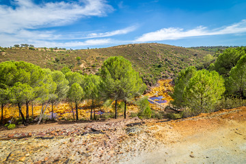 Rio Tinto kopalnia odkrywkowa w Hiszpanii © Jan