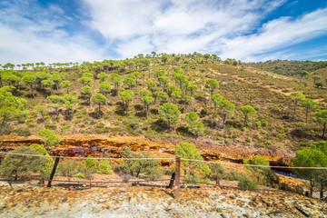 Rio Tinto kopalnia odkrywkowa w Hiszpanii © Jan