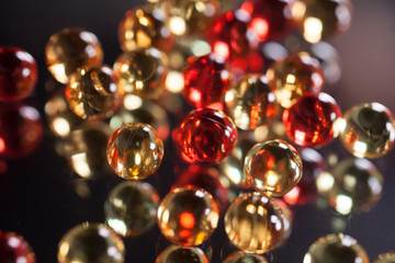 medical capsules close-up