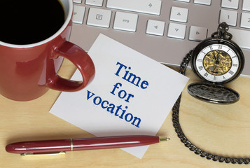 Time for vocation