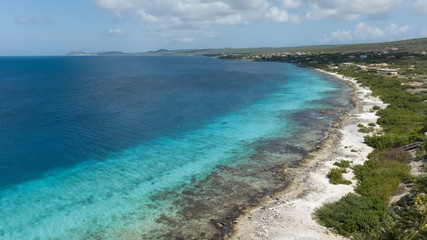 sea beach coast Bonaire island Caribbean sea