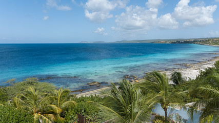 sea beach coast Bonaire island Caribbean sea