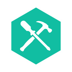 Logo artisan vert