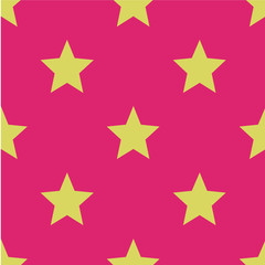 Pattern with stars. Seamless vector illustration. Retro, vintage background Vector illustration