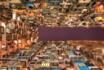 Fototapeta na wymiar Hong Kong Crowded Living
