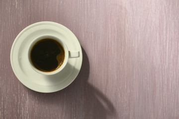 cup with coffee
