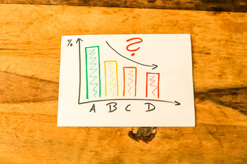 Business on the sheet of paper