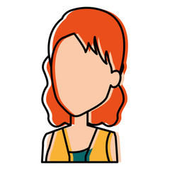 beautiful woman avatar character