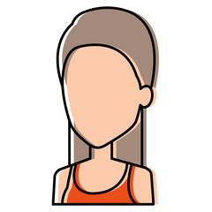 Obraz premium beautiful woman avatar character