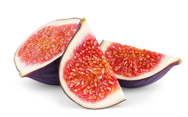 Fig isolated on white background.