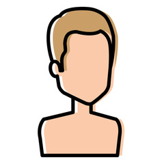 young man shirtless avatar character
