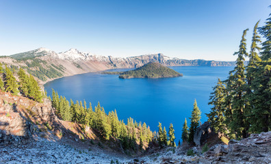 Sunrise at Crater Lake National Park , Oregon, USA © aiisha