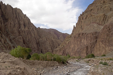 Valley in Ladakh, India