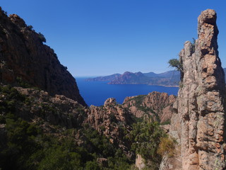 Fototapeta na wymiar Calanques de Piana, Corse