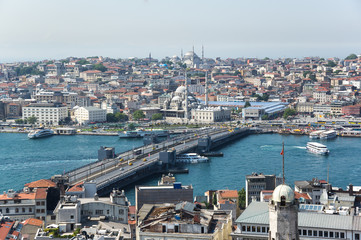Fototapeta na wymiar Top view of Istanbul