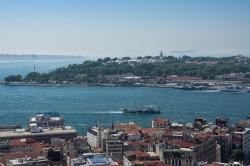 Fototapeta premium Top view of Istanbul