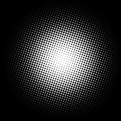 Color halftone gradient cirkel
