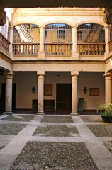 Interior courtyard of a building