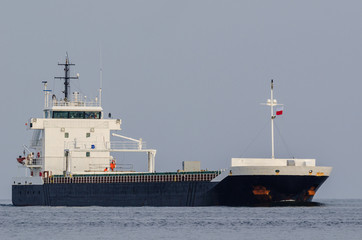 MERCHANT VESSEL - Freighter sailing on the sea © Wojciech Wrzesień