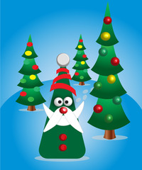 Christmas tree Santa Claus Christmas holiday 2018