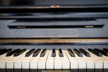 Vintage Piano Closeup