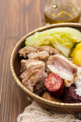 typical portuguese dish cozido a portuguesa