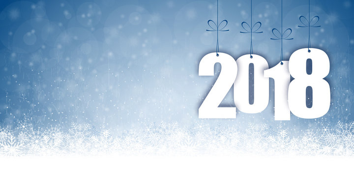 snow fall background for christmas and New Year 2018