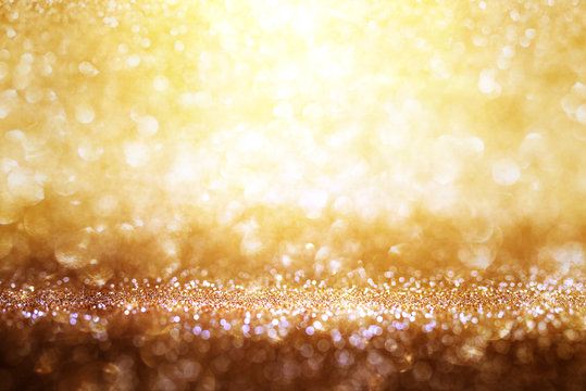Fototapeta Golden glitter background