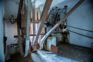 Old mill machines.