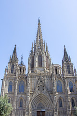 Fototapeta na wymiar Cathedral Holy Cross and Saint Eulalia