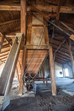 Old mill machines.