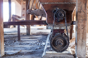 Old mill machines.