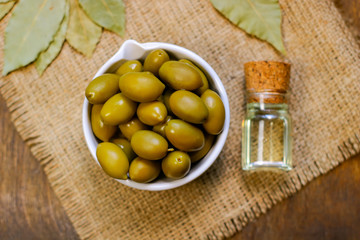 green olives