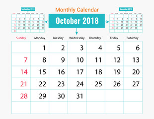 Monthly Calendar Design