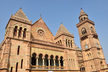 Fototapeta na wymiar Aina Mahal palace in Bhuj, Gujarat, India